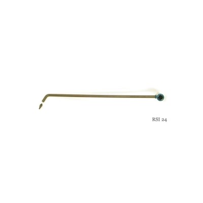 24'' Single bend interchangeable tip rod