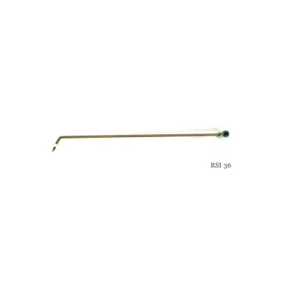 36'' Single bend interchangeable tip rod